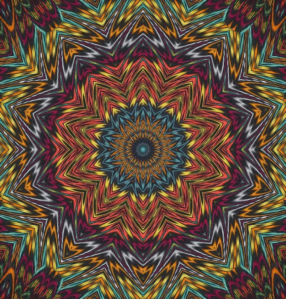 Kaléidoscope Fond Illustration Texture Multicolore — Photo
