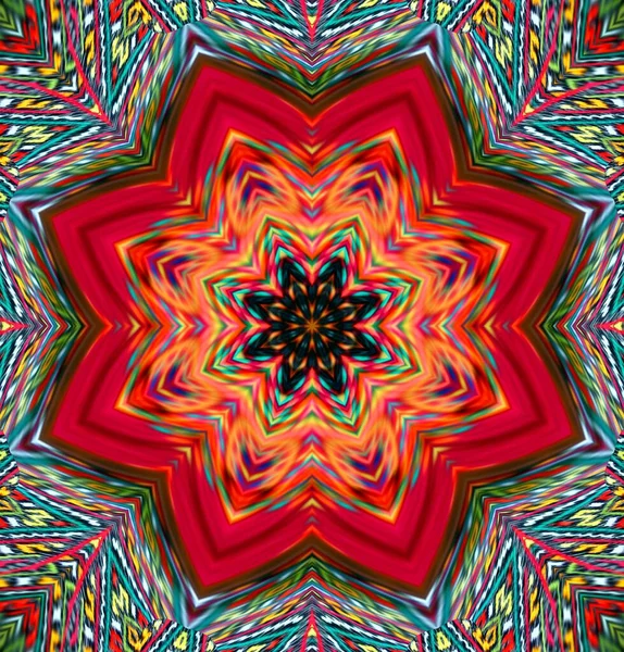 Kaleydoskop geçmişi. Çoklu renkli doku çizimi.