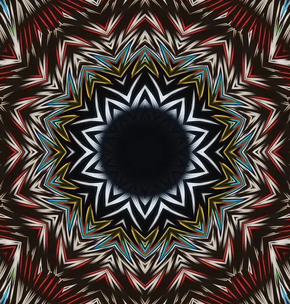 Kaleydoskop geçmişi. Çoklu renkli doku çizimi.