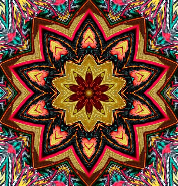 Kaleydoskop geçmişi. Çoklu renkli doku çizimi.