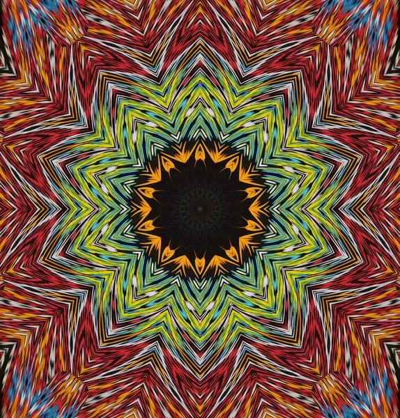 Kaleydoskop geçmişi. Çoklu renkli doku çizimi.
