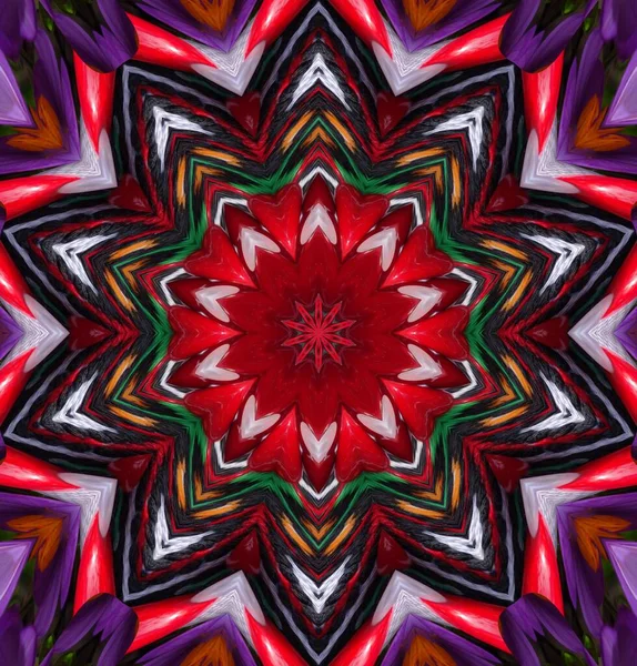 Kaleydoskop geçmişi. Çoklu renkli doku çizimi.