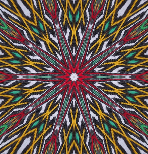 Caleidoscópio Fundo Ilustração Textura Multicolorida — Fotografia de Stock
