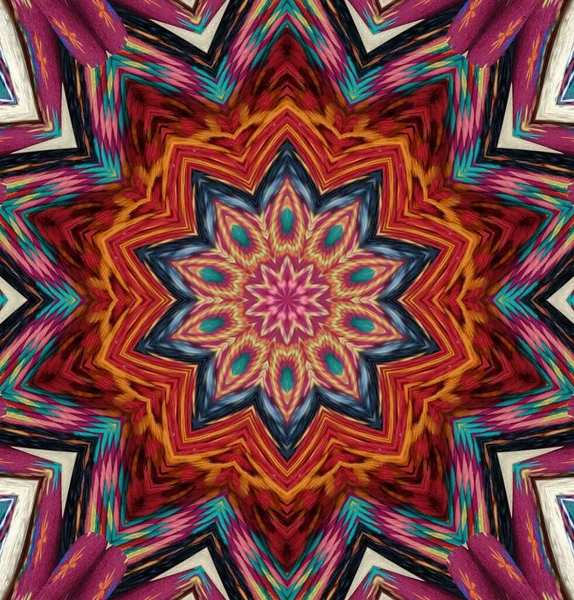 Kaleidoskop Pozadí Multibarevná Ilustrace Textury — Stock fotografie