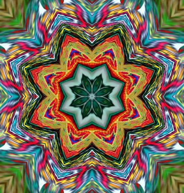 Kaleydoskop geçmişi. Çoklu renkli doku çizimi.