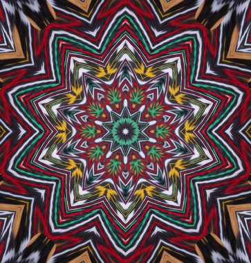 Kaleydoskop geçmişi. Çoklu renkli doku çizimi.