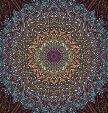 Kaleydoskop geçmişi. Çoklu renkli doku çizimi.