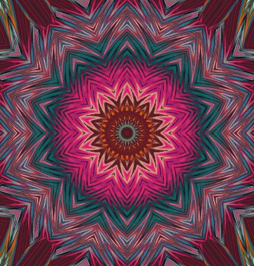 Kaleydoskop geçmişi. Çoklu renkli doku çizimi.