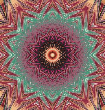 Kaleydoskop geçmişi. Çoklu renkli doku çizimi.