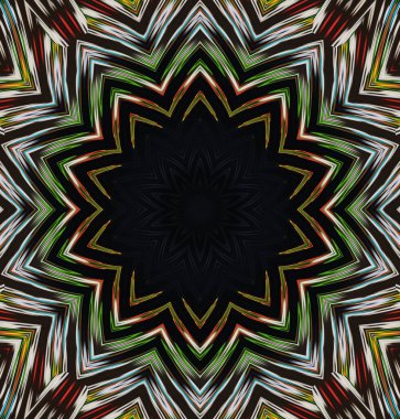 Kaleydoskop geçmişi. Çoklu renkli doku çizimi.