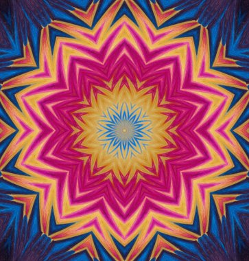 Kaleydoskop geçmişi. Çoklu renkli doku çizimi.