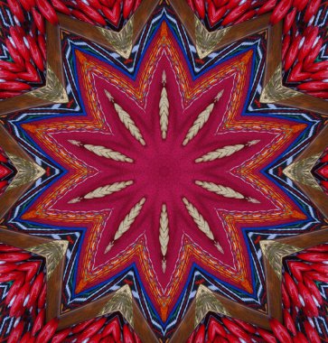 Kaleydoskop geçmişi. Çoklu renkli doku çizimi.