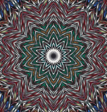 Kaleydoskop geçmişi. Çoklu renkli doku çizimi.