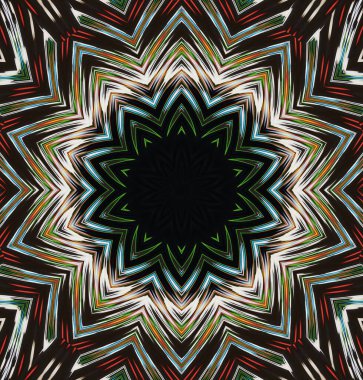 Kaleydoskop geçmişi. Çoklu renkli doku çizimi.