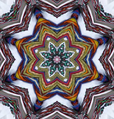 Kaleydoskop geçmişi. Çoklu renkli doku çizimi.