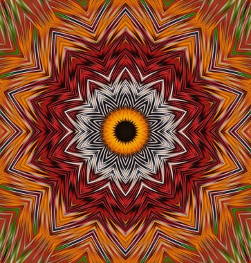 Kaleydoskop geçmişi. Çoklu renkli doku çizimi.