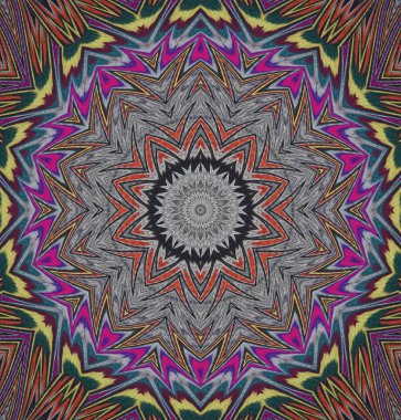 Kaleydoskop geçmişi. Çoklu renkli doku çizimi.