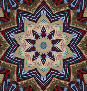 Kaleydoskop geçmişi. Çoklu renkli doku çizimi.