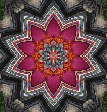 Kaleydoskop geçmişi. Çoklu renkli doku çizimi.