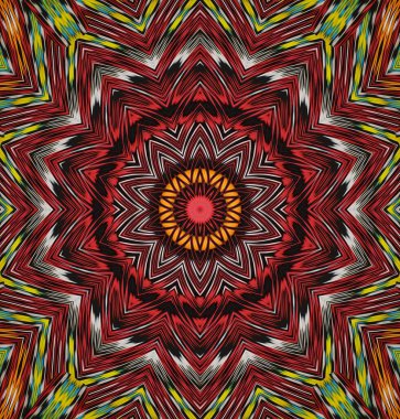 Kaleydoskop geçmişi. Çoklu renkli doku çizimi.