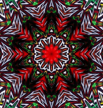 Kaleydoskop geçmişi. Çoklu renkli doku çizimi.