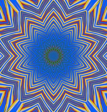 Kaleydoskop geçmişi. Çoklu renkli doku çizimi.