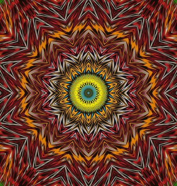 Kaleydoskop geçmişi. Çoklu renkli doku çizimi.