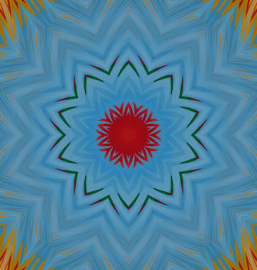 Kaleydoskop geçmişi. Çoklu renkli doku çizimi.