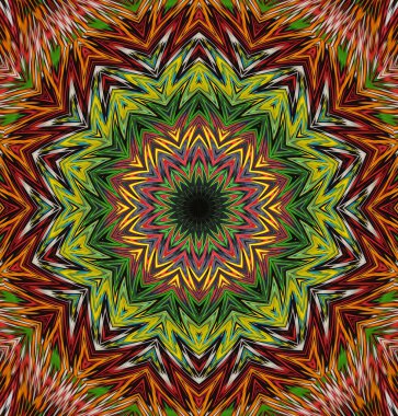 Kaleydoskop geçmişi. Çoklu renkli doku çizimi.