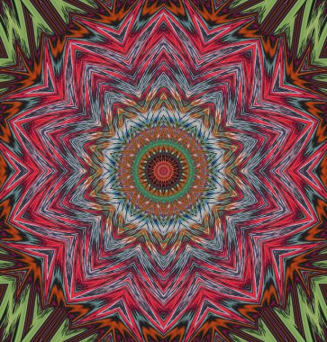 Kaleydoskop geçmişi. Çoklu renkli doku çizimi.