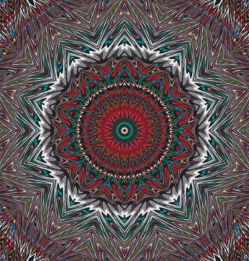 Kaleydoskop geçmişi. Çoklu renkli doku çizimi.