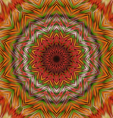 Kaleydoskop geçmişi. Çoklu renkli doku çizimi.