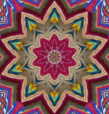 Kaleydoskop geçmişi. Çoklu renkli doku çizimi.