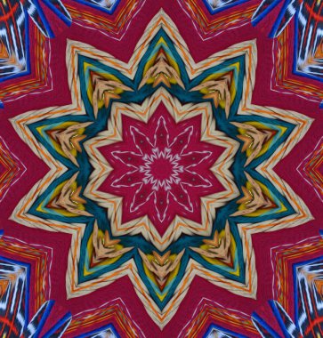 Kaleydoskop geçmişi. Çoklu renkli doku çizimi.