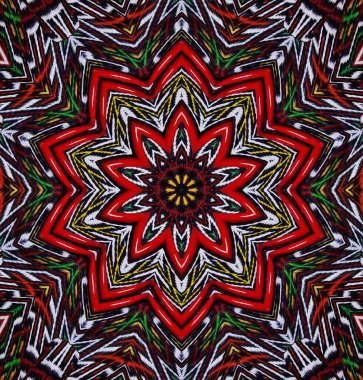 Kaleydoskop geçmişi. Çoklu renkli doku çizimi.