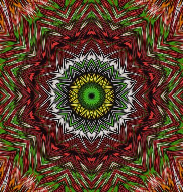 Kaleydoskop geçmişi. Çoklu renkli doku çizimi.