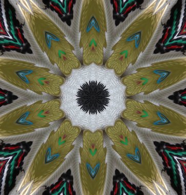 Kaleydoskop geçmişi. Çoklu renkli doku çizimi.