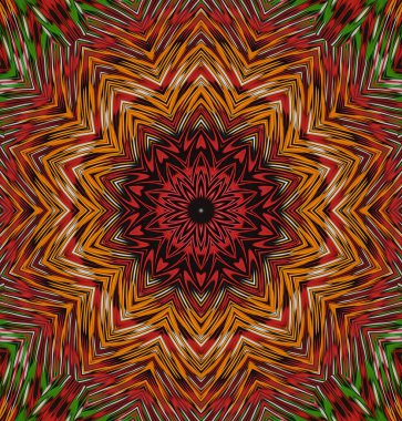 Kaleydoskop geçmişi. Çoklu renkli doku çizimi.