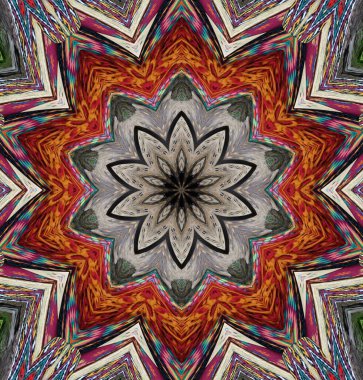 Kaleydoskop geçmişi. Çoklu renkli doku çizimi.