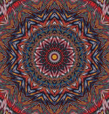 Kaleydoskop geçmişi. Çoklu renkli doku çizimi.