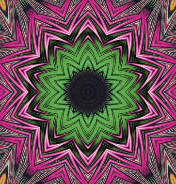 Kaleydoskop geçmişi. Çoklu renkli doku çizimi.