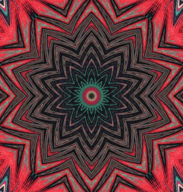 Kaleydoskop geçmişi. Çoklu renkli doku çizimi.