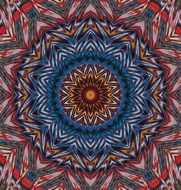 Kaleydoskop geçmişi. Çoklu renkli doku çizimi.