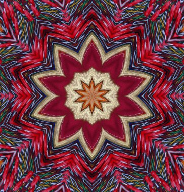 Kaleydoskop geçmişi. Çoklu renkli doku çizimi.