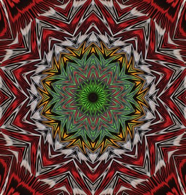 Kaleydoskop geçmişi. Çoklu renkli doku çizimi.