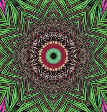 Kaleydoskop geçmişi. Çoklu renkli doku çizimi.