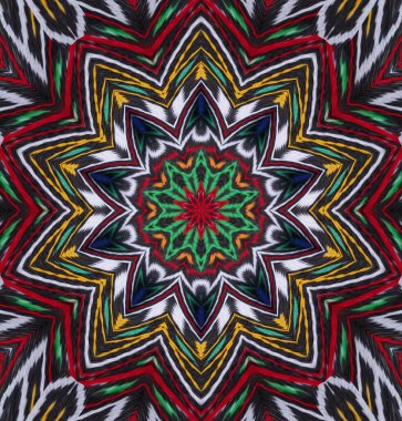 Kaleydoskop geçmişi. Çoklu renkli doku çizimi.