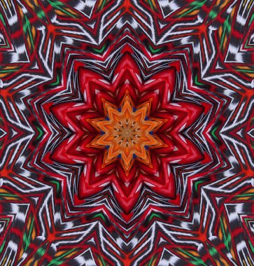 Kaleydoskop geçmişi. Çoklu renkli doku çizimi.