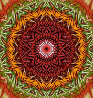 Kaleydoskop geçmişi. Çoklu renkli doku çizimi.