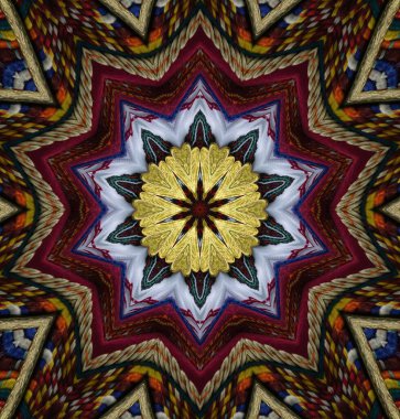 Kaleydoskop geçmişi. Çoklu renkli doku çizimi.